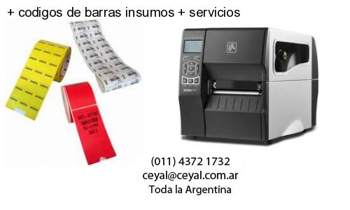   codigos de barras insumos   servicios