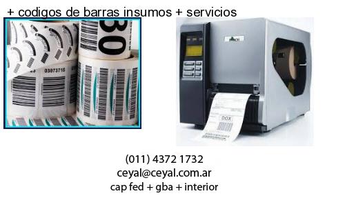   codigos de barras insumos   servicios