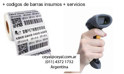  codigos de barras insumos   servicios
