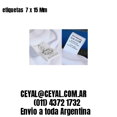 etiquetas  7 x 15 Mm