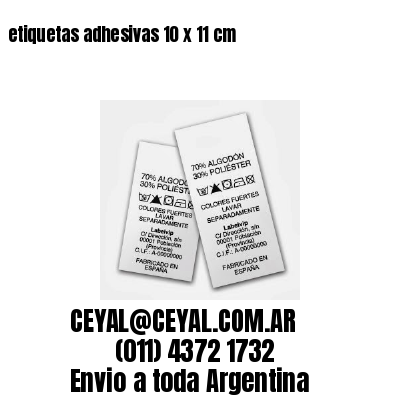 etiquetas adhesivas 10 x 11 cm
