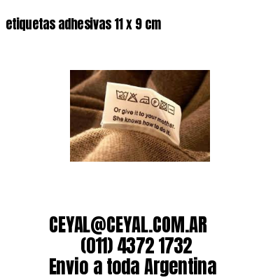 etiquetas adhesivas 11 x 9 cm