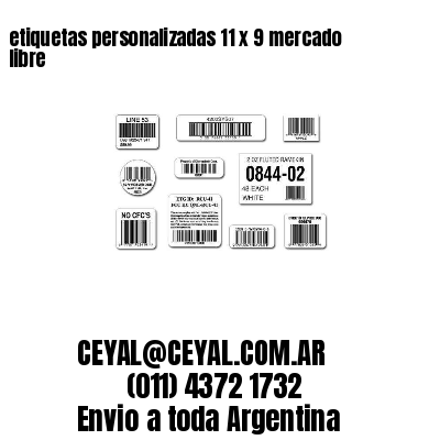 etiquetas personalizadas 11 x 9 mercado libre