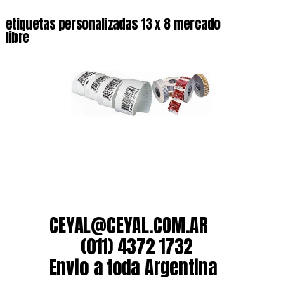 etiquetas personalizadas 13 x 8 mercado libre