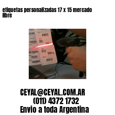 etiquetas personalizadas 17 x 15 mercado libre