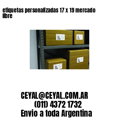 etiquetas personalizadas 17 x 19 mercado libre