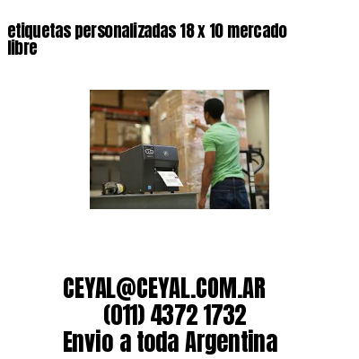 etiquetas personalizadas 18 x 10 mercado libre