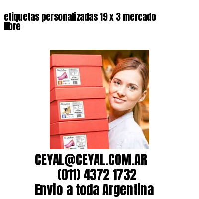 etiquetas personalizadas 19 x 3 mercado libre