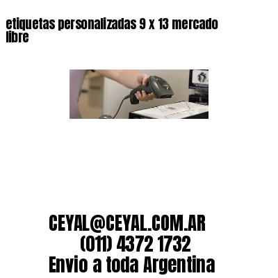 etiquetas personalizadas 9 x 13 mercado libre