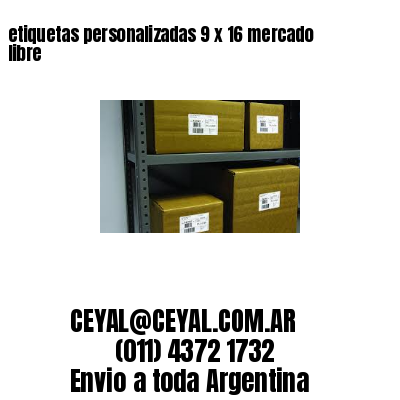 etiquetas personalizadas 9 x 16 mercado libre