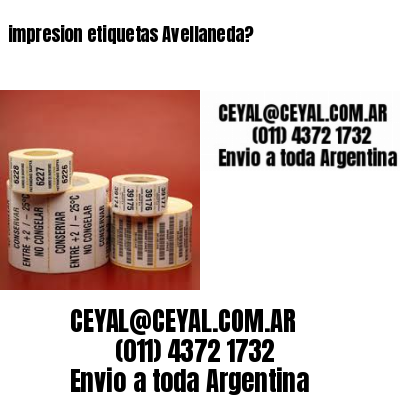 impresion etiquetas Avellaneda?