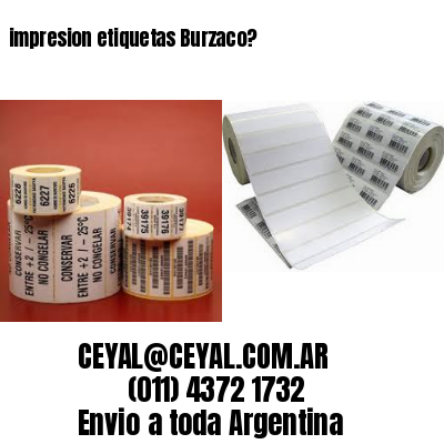 impresion etiquetas Burzaco?