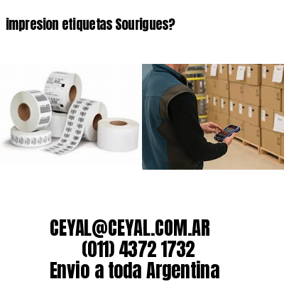 impresion etiquetas Sourigues?