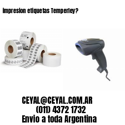 impresion etiquetas Temperley?