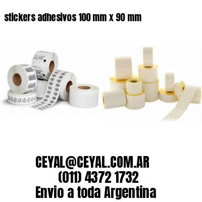 stickers adhesivos 100 mm x 90 mm