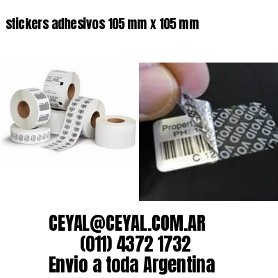 stickers adhesivos 105 mm x 105 mm
