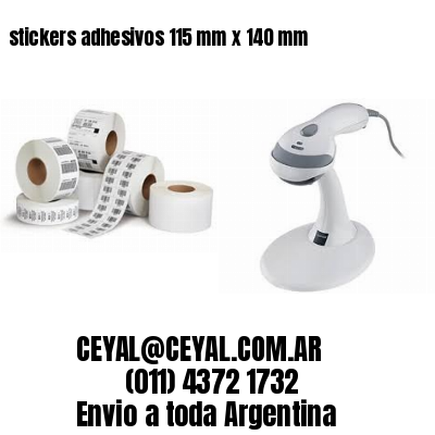 stickers adhesivos 115 mm x 140 mm