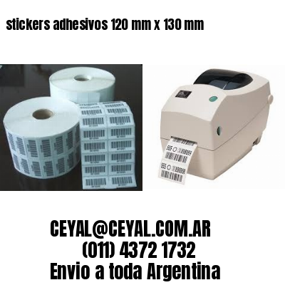 stickers adhesivos 120 mm x 130 mm