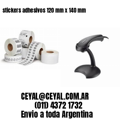 stickers adhesivos 120 mm x 140 mm