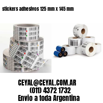 stickers adhesivos 125 mm x 145 mm
