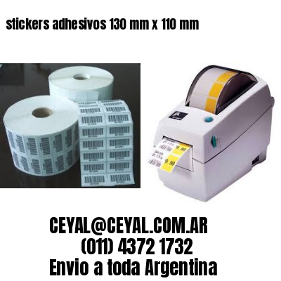 stickers adhesivos 130 mm x 110 mm