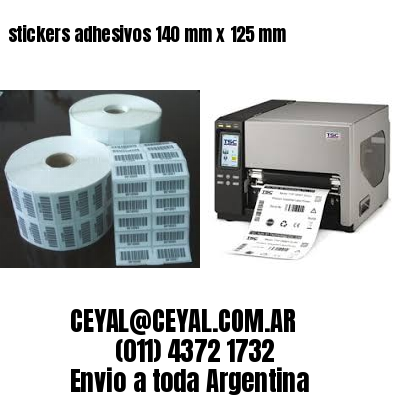 stickers adhesivos 140 mm x 125 mm