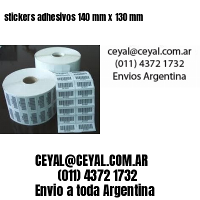 stickers adhesivos 140 mm x 130 mm