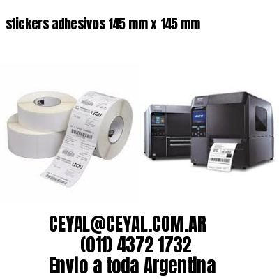 stickers adhesivos 145 mm x 145 mm