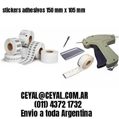 stickers adhesivos 150 mm x 105 mm