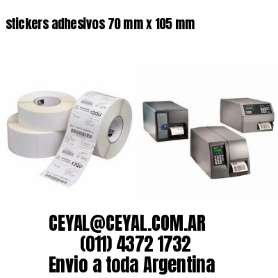 stickers adhesivos 70 mm x 105 mm