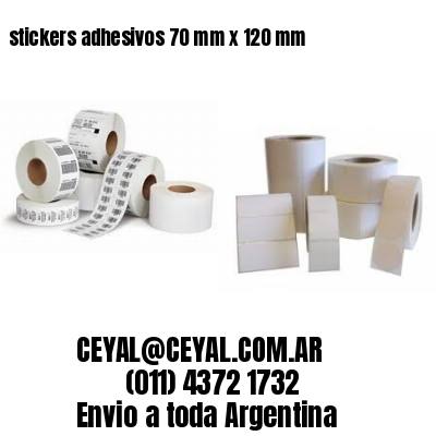 stickers adhesivos 70 mm x 120 mm