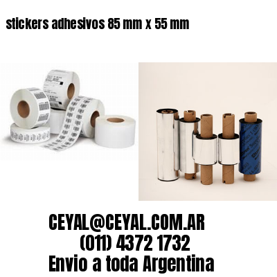 stickers adhesivos 85 mm x 55 mm