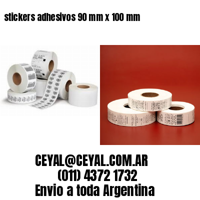 stickers adhesivos 90 mm x 100 mm