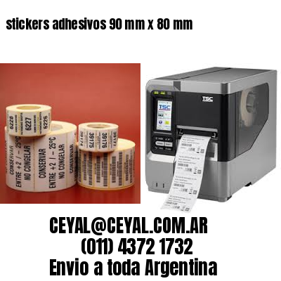 stickers adhesivos 90 mm x 80 mm