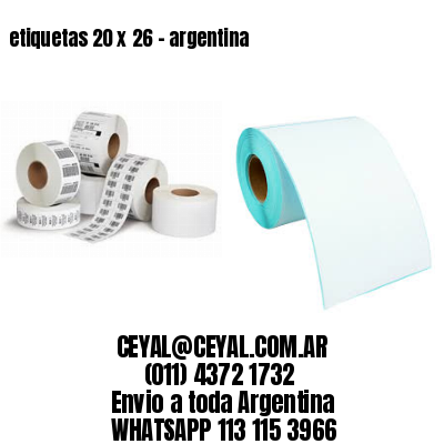 etiquetas 20 x 26 – argentina