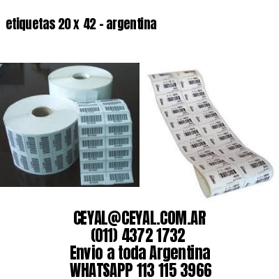 etiquetas 20 x 42 – argentina