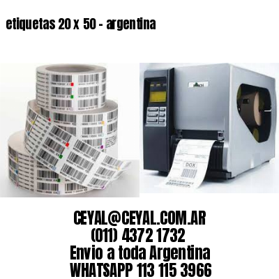 etiquetas 20 x 50 – argentina
