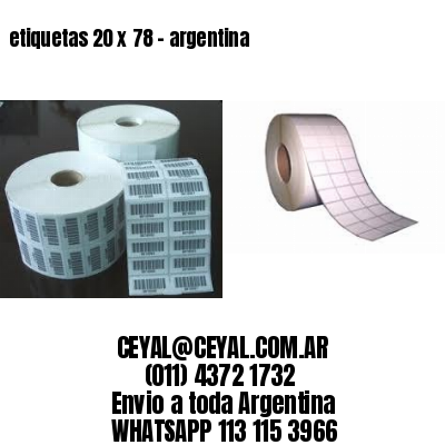 etiquetas 20 x 78 – argentina