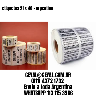 etiquetas 21 x 40 – argentina