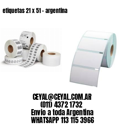 etiquetas 21 x 51 – argentina