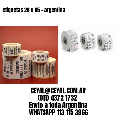 etiquetas 26 x 65 – argentina