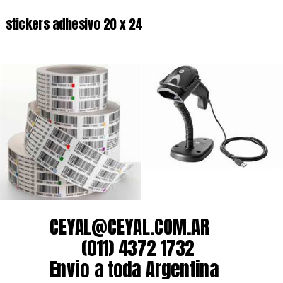 stickers adhesivo 20 x 24