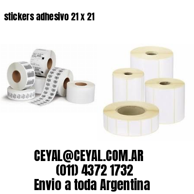 stickers adhesivo 21 x 21