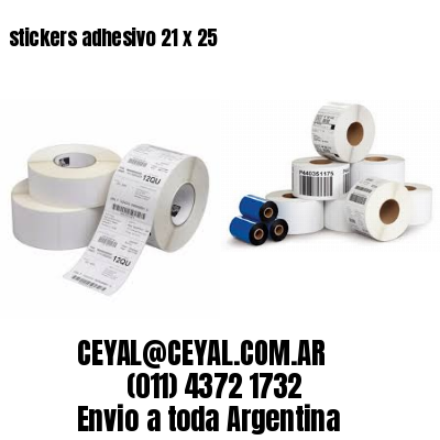 stickers adhesivo 21 x 25