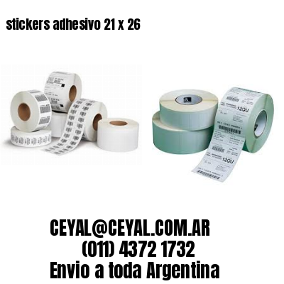 stickers adhesivo 21 x 26