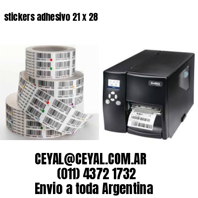 stickers adhesivo 21 x 28