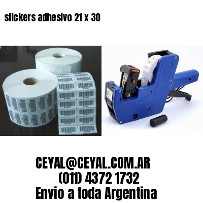 stickers adhesivo 21 x 30