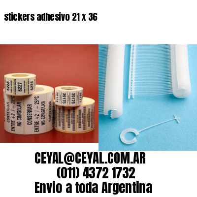 stickers adhesivo 21 x 36