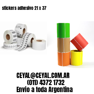 stickers adhesivo 21 x 37