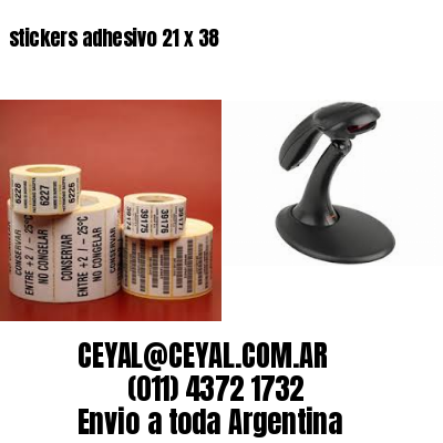 stickers adhesivo 21 x 38